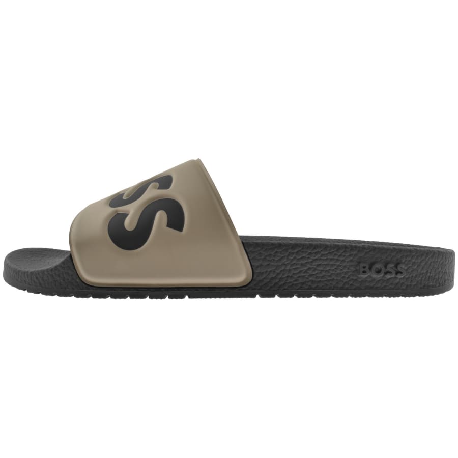 Image number 2 for BOSS Aryeh Sliders Open Brown