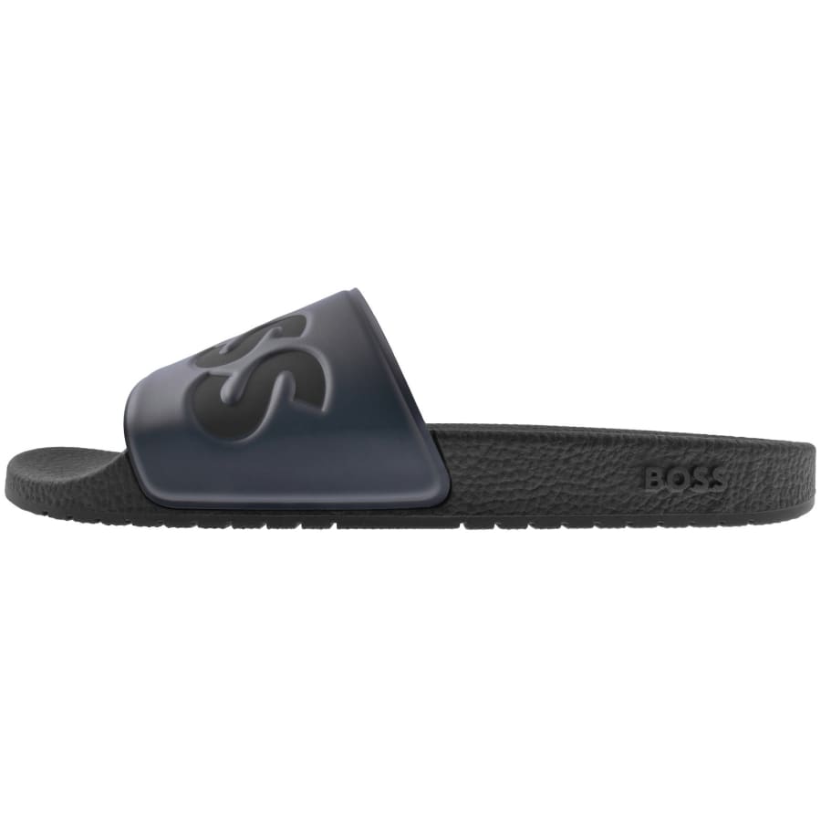 Image number 2 for BOSS Aryeh Sliders Dark Blue