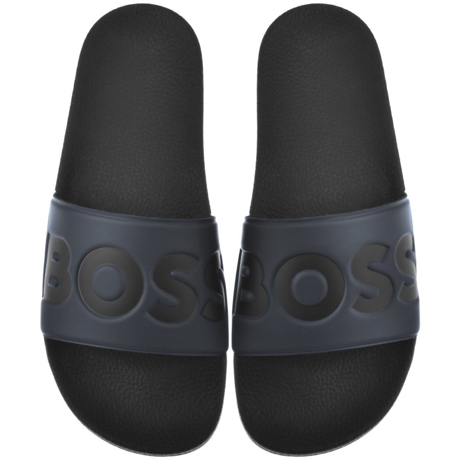 Image number 1 for BOSS Aryeh Sliders Dark Blue