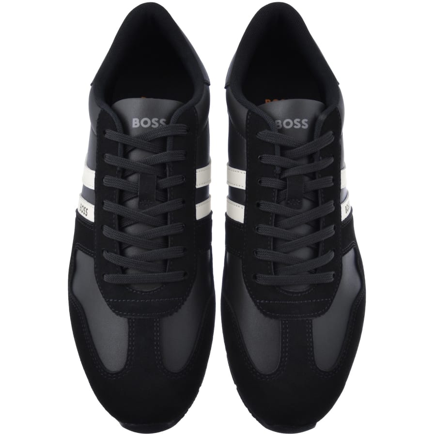 Image number 3 for BOSS Levon Runner Trainers Dark Blue