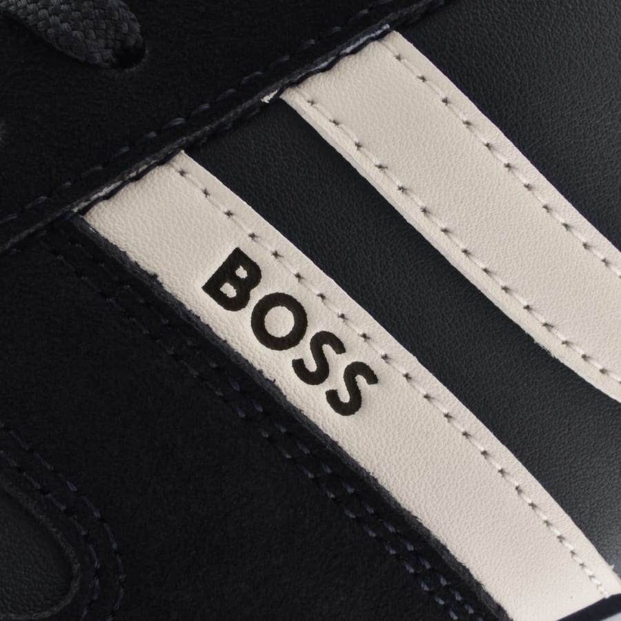 Image number 4 for BOSS Levon Runner Trainers Dark Blue