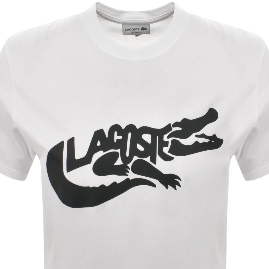 Image number 2 for Lacoste Crew Neck T Shirt White