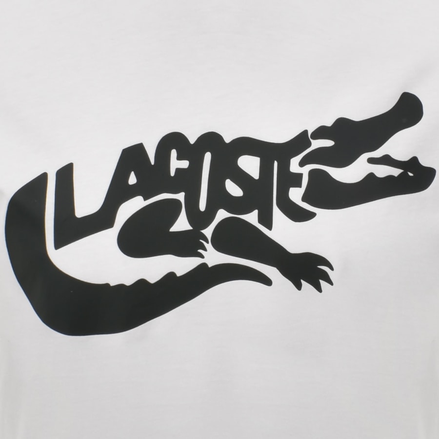 Image number 3 for Lacoste Crew Neck T Shirt White