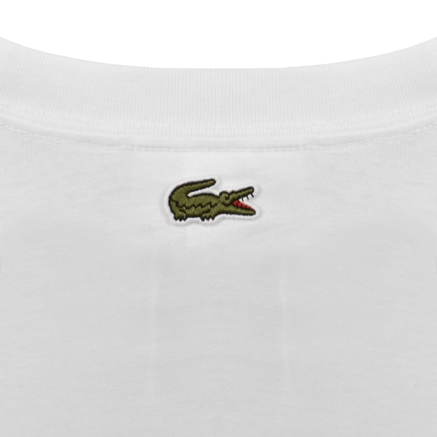 Image number 4 for Lacoste Crew Neck T Shirt White