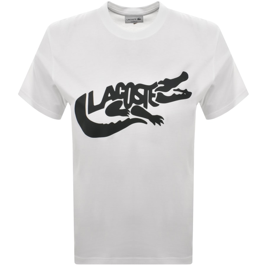 Image number 1 for Lacoste Crew Neck T Shirt White