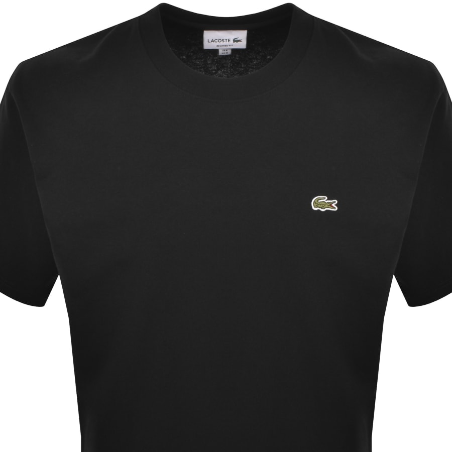 Image number 2 for Lacoste Crew Neck T Shirt Black
