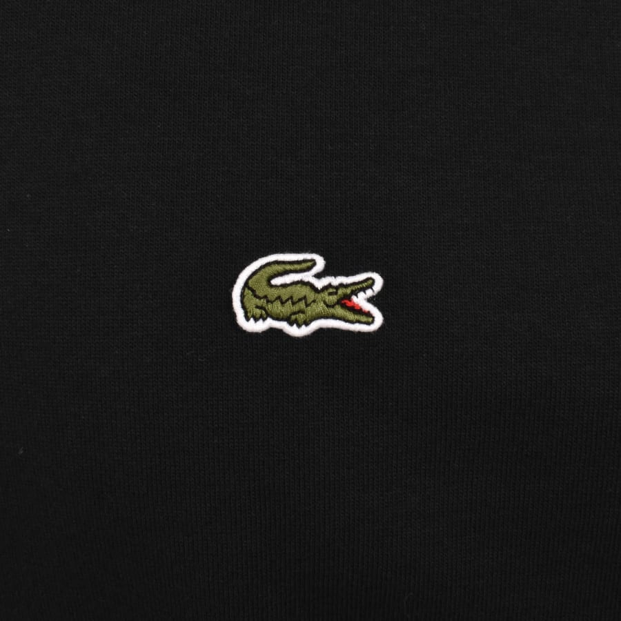 Image number 3 for Lacoste Crew Neck T Shirt Black