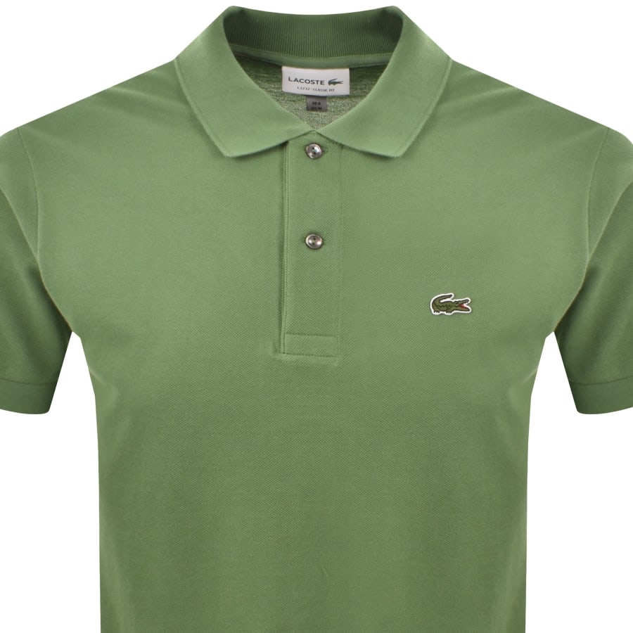 Image number 2 for Lacoste Short Sleeved Polo T Shirt Green