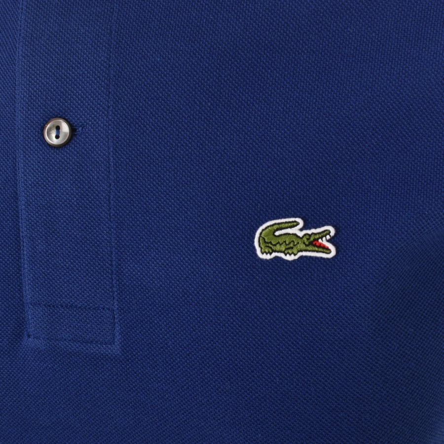 Image number 3 for Lacoste Core Essentials Polo T Shirt Blue