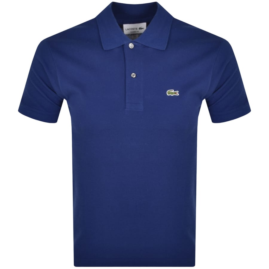 Image number 1 for Lacoste Core Essentials Polo T Shirt Blue
