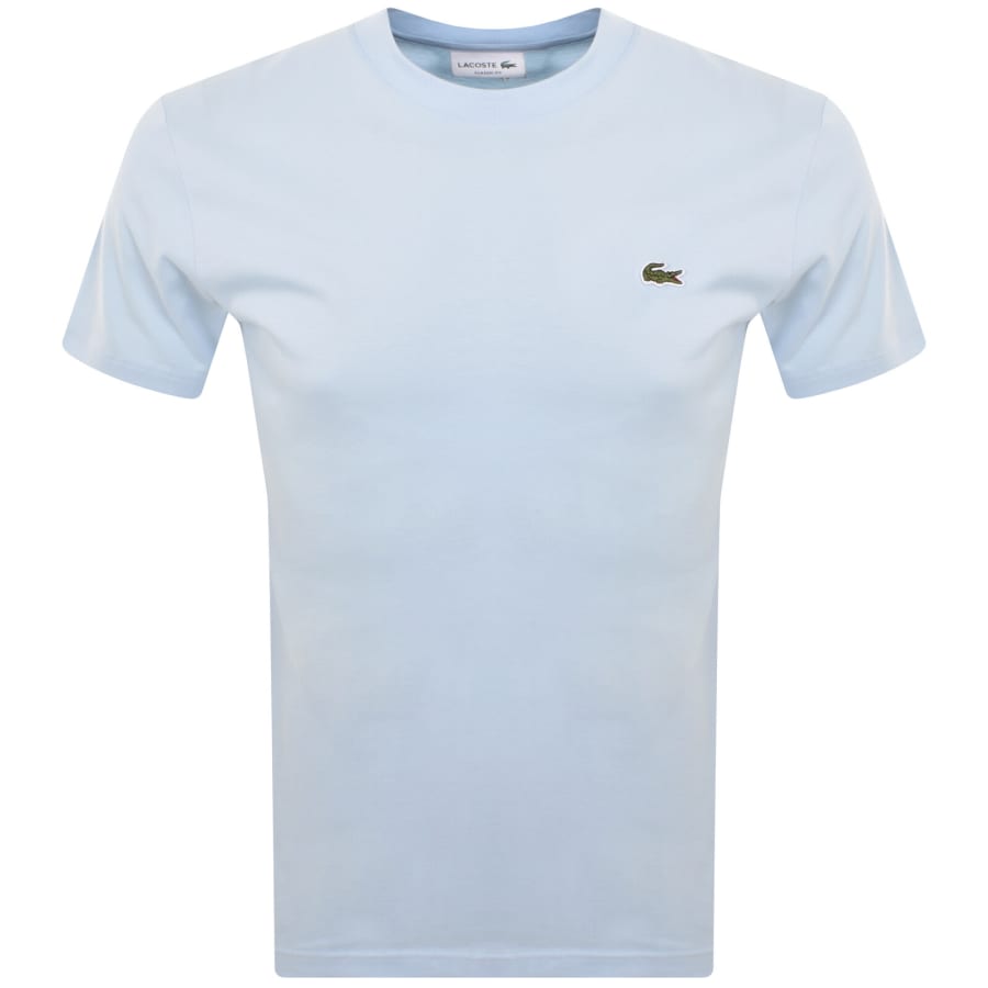 Image number 1 for Lacoste Core Logo T Shirt Sky Blue