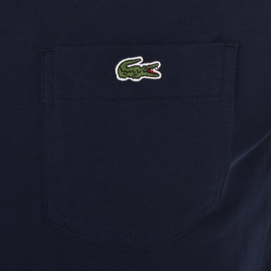 Image number 3 for Lacoste Logo T Shirt Navy