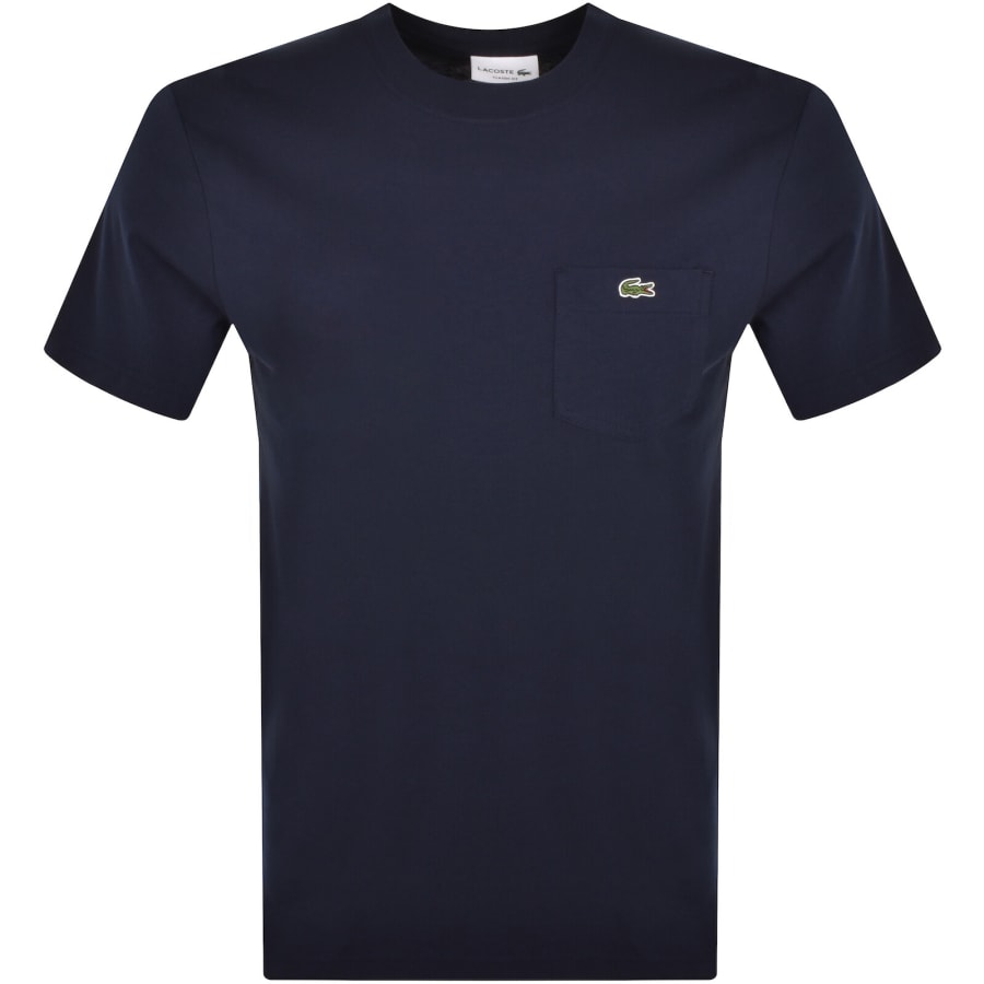 Image number 1 for Lacoste Logo T Shirt Navy