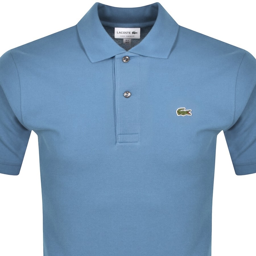 Image number 2 for Lacoste Short Sleeved Polo T Shirt Blue