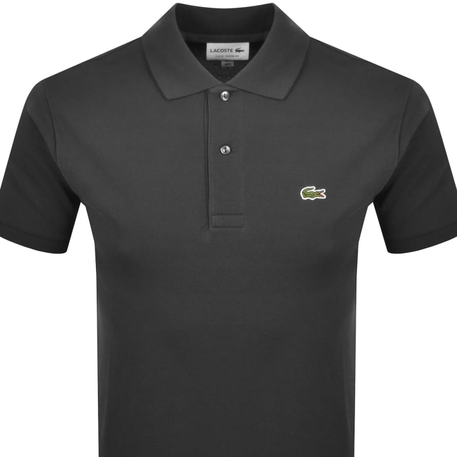 Image number 2 for Lacoste Short Sleeved Polo T Shirt Grey