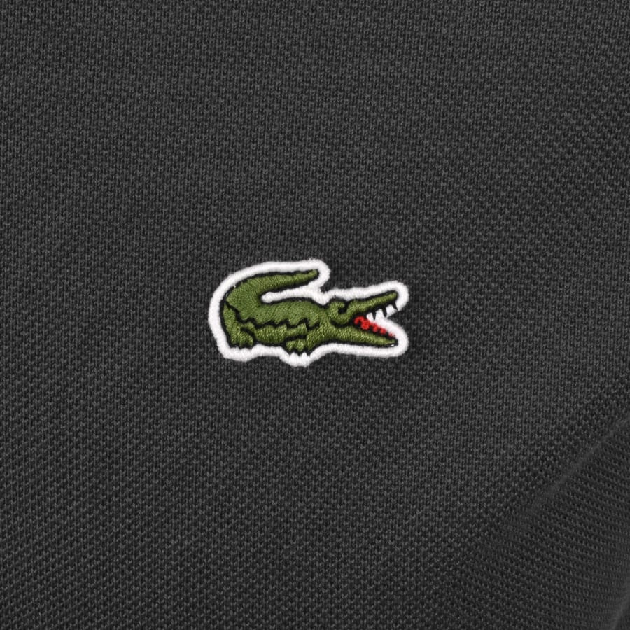 Image number 3 for Lacoste Short Sleeved Polo T Shirt Grey