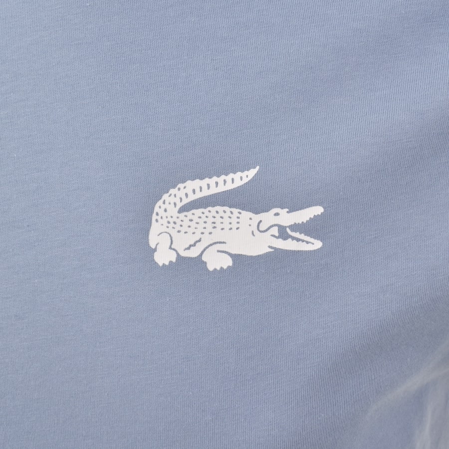 Image number 3 for Lacoste Crew Neck T Shirt Blue