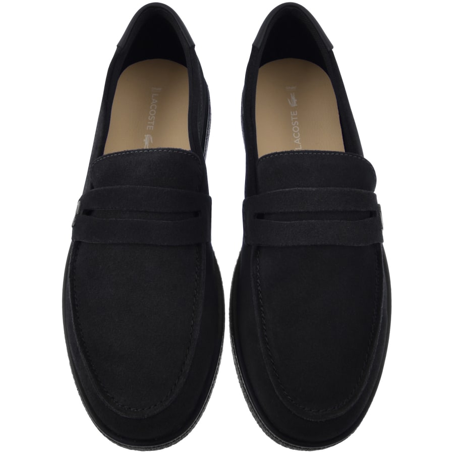 Image number 3 for Lacoste Cochet Loafers Black