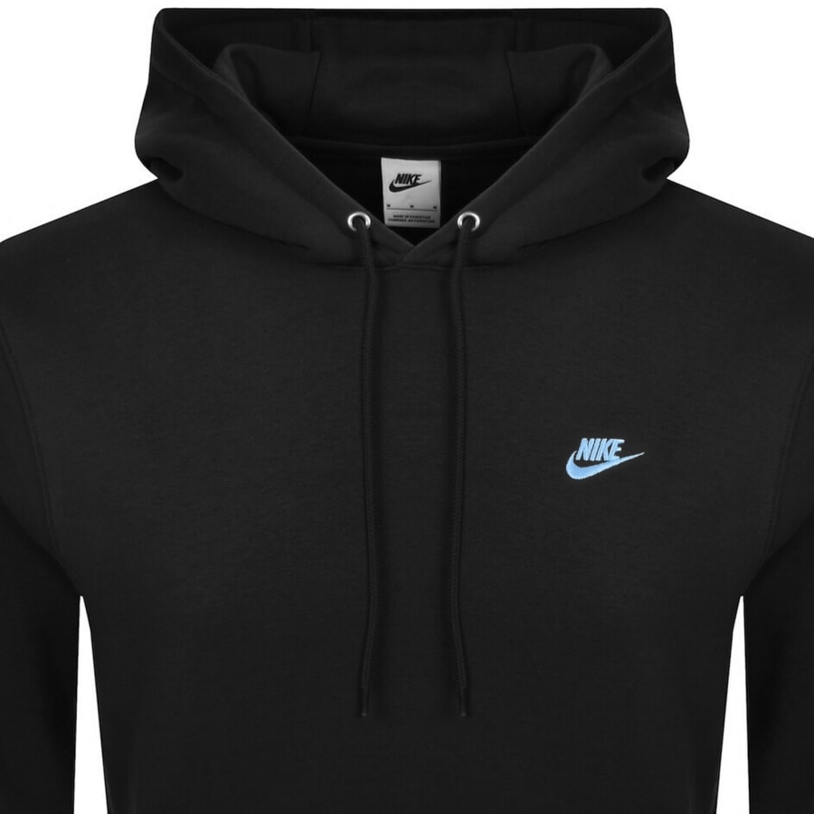 Image number 2 for Nike Logo Hoodie Black