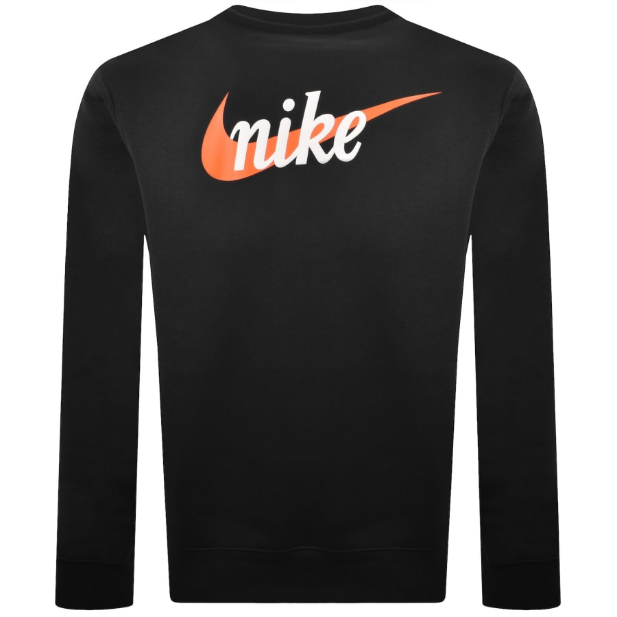 Image number 5 for Nike Crew Neck Club Sweatshirt Black