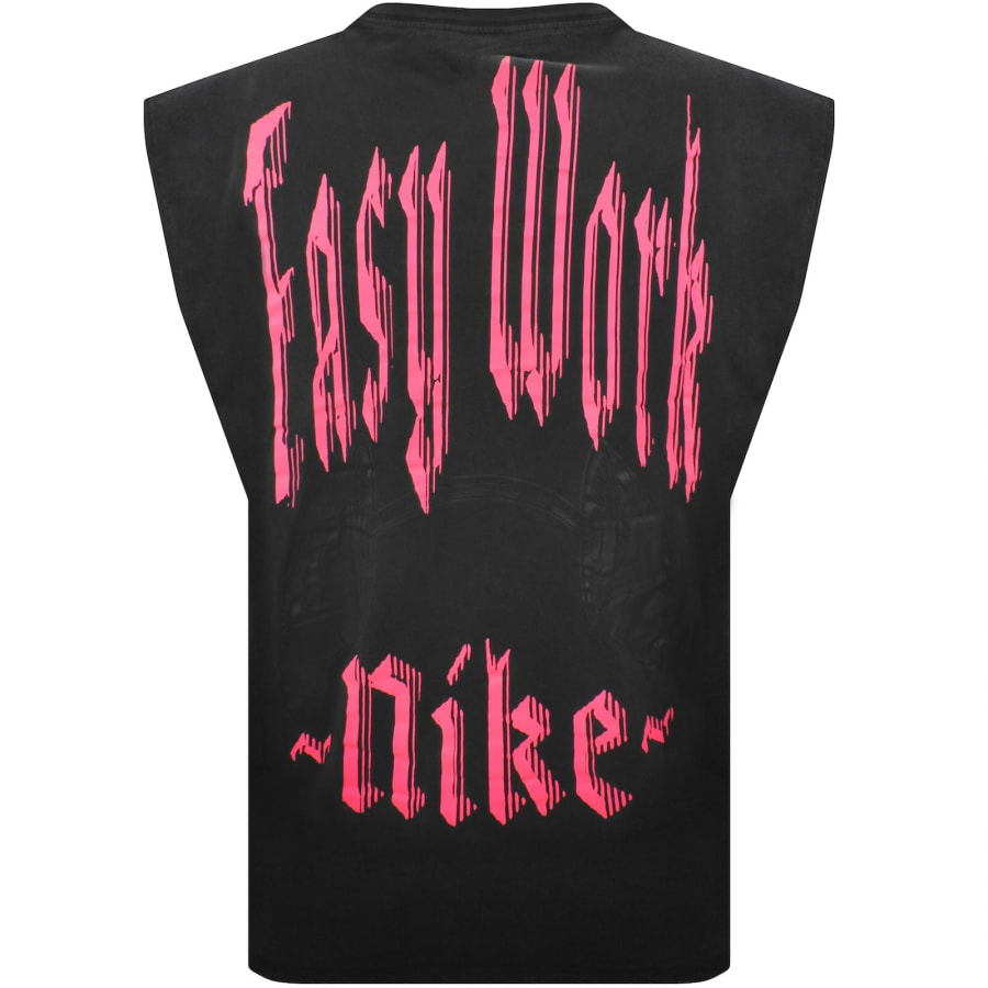 Image number 5 for Nike Training Logo Vest Black