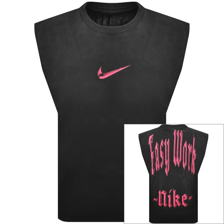 Image number 1 for Nike Training Logo Vest Black
