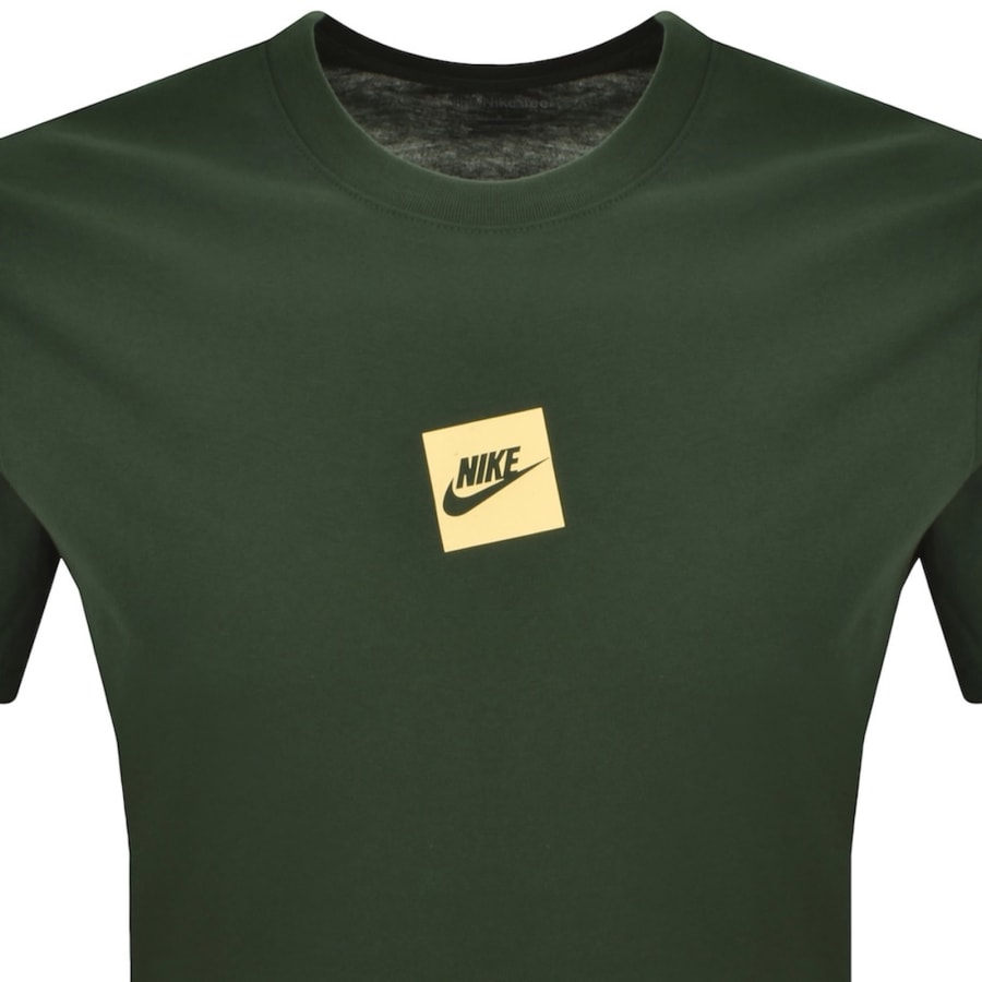 Image number 2 for Nike Crew Neck T Shirt Green