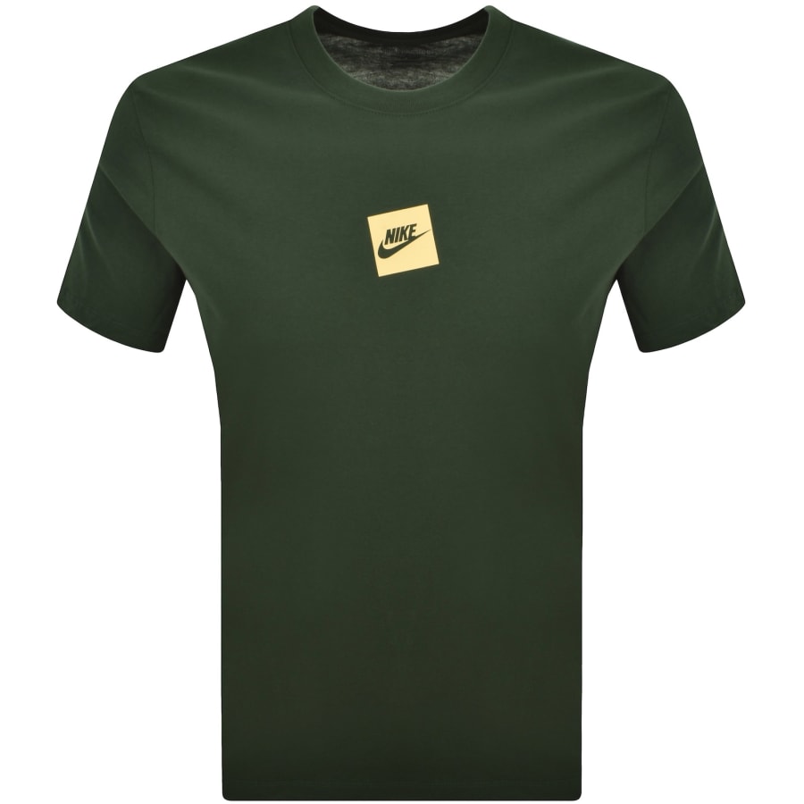 Image number 1 for Nike Crew Neck T Shirt Green