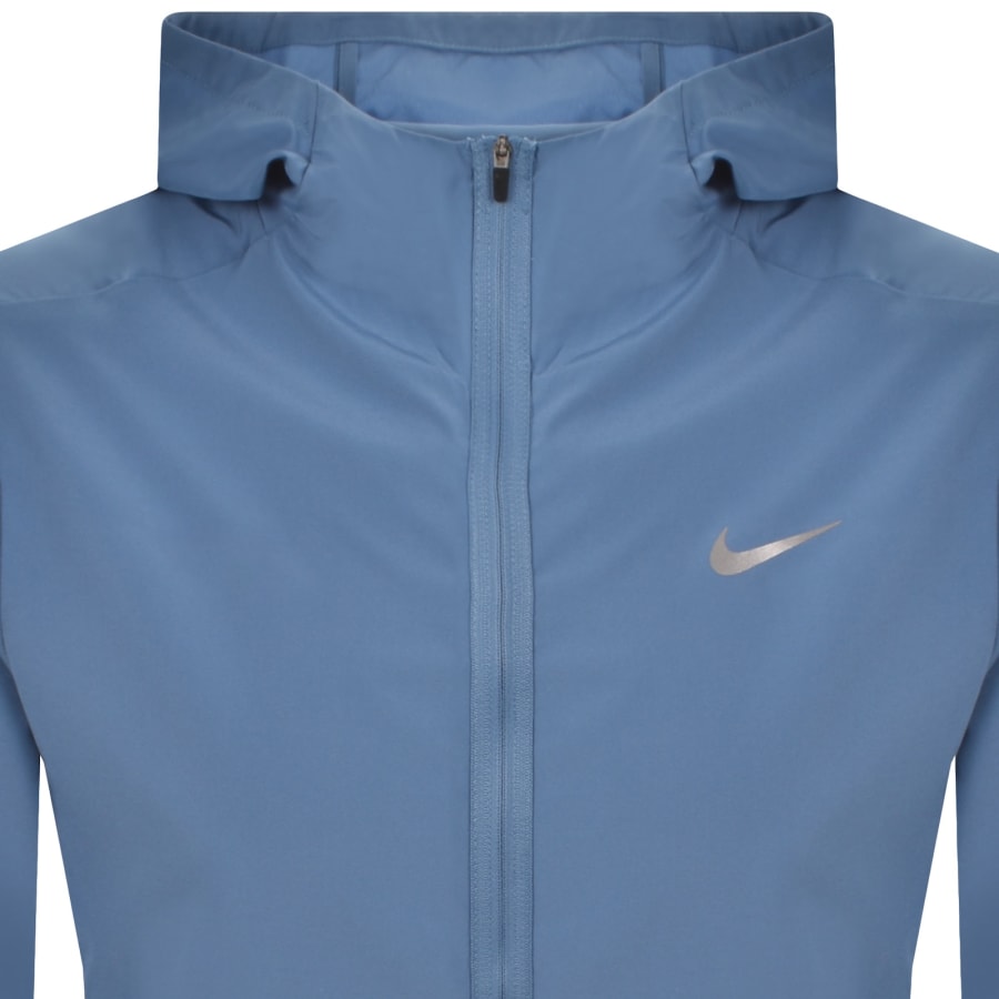 Image number 2 for Nike Training Hooded Fitness Jacket Blue