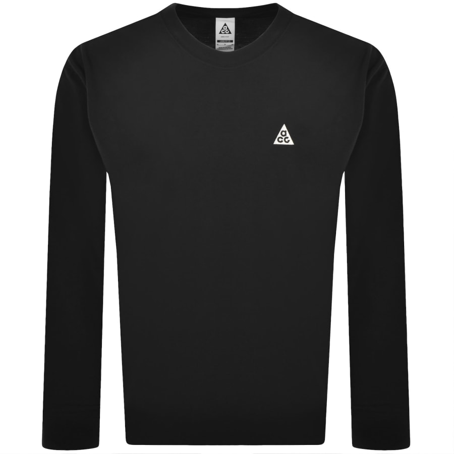 Image number 1 for Nike Long Sleeve T Shirt Black