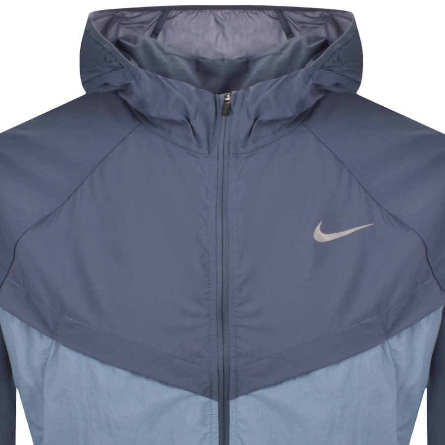 Image number 2 for Nike Running Stride Repel UV Jacket Blue