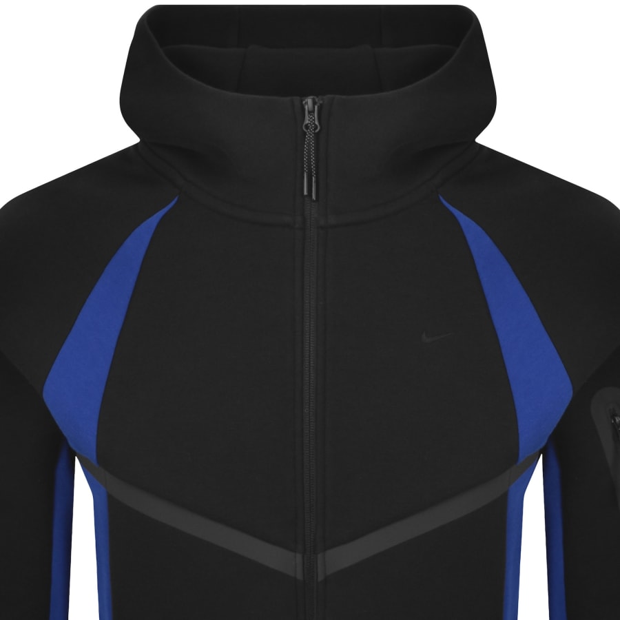 Image number 2 for Nike Tech Windrunner Fleece Hoodie Black