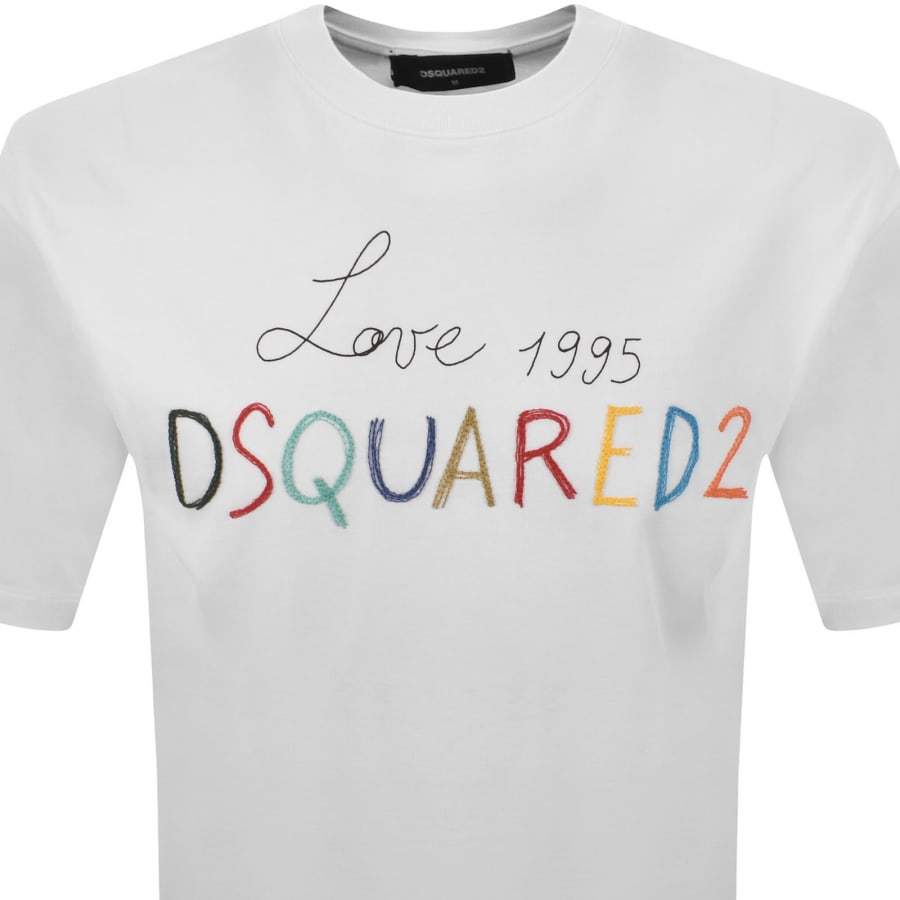 Image number 2 for DSQUARED2 Loose Fit T Shirt White