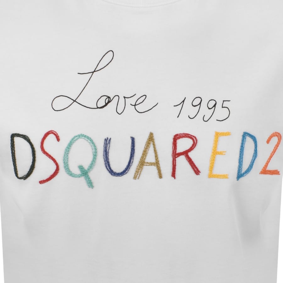 Image number 3 for DSQUARED2 Loose Fit T Shirt White