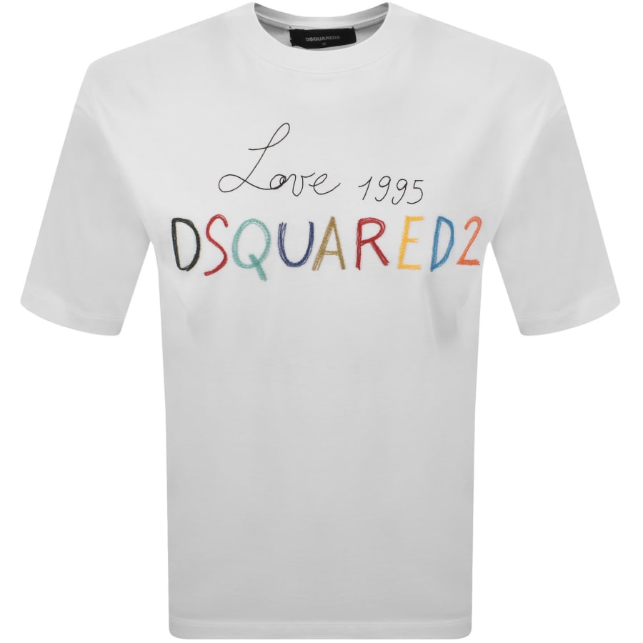 Image number 1 for DSQUARED2 Loose Fit T Shirt White
