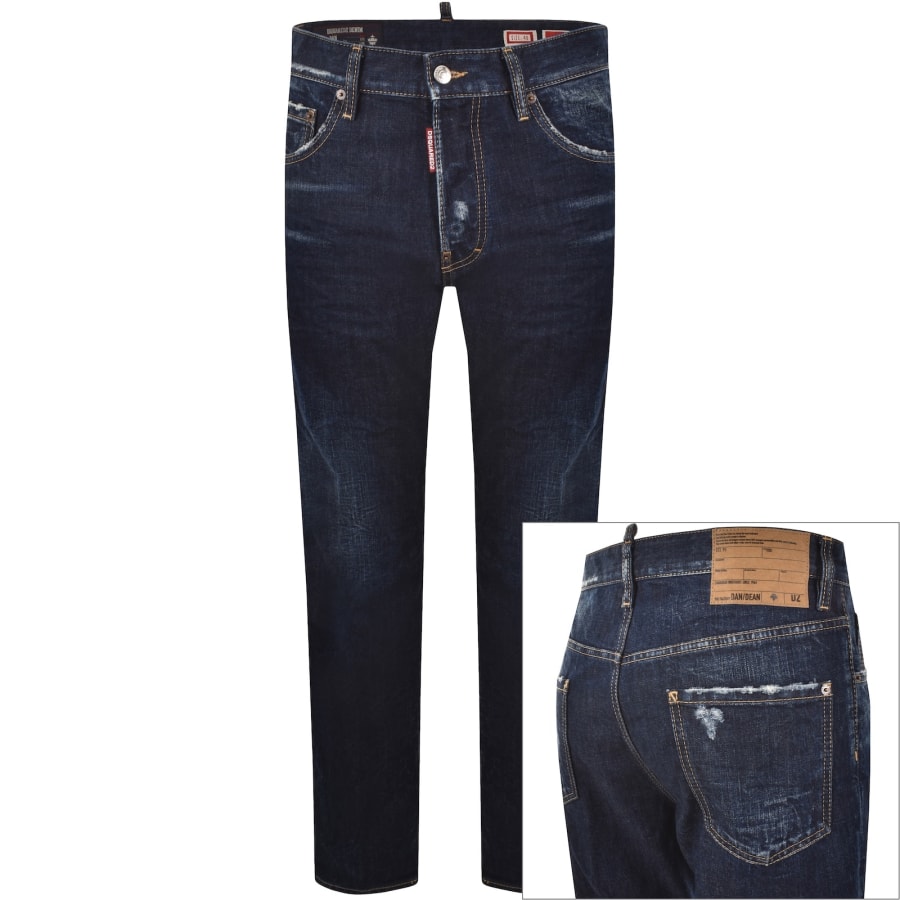 Image number 1 for DSQUARED2 642 Jeans Dark Blue