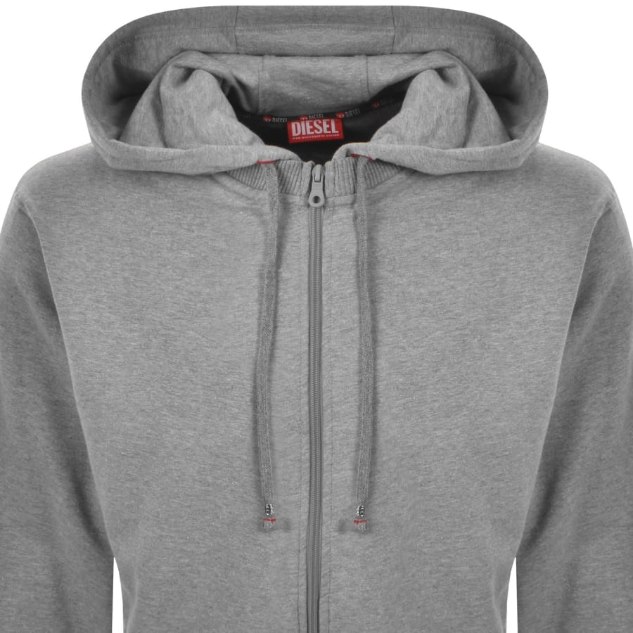Image number 2 for Diesel Joy D Core Hoodie Grey
