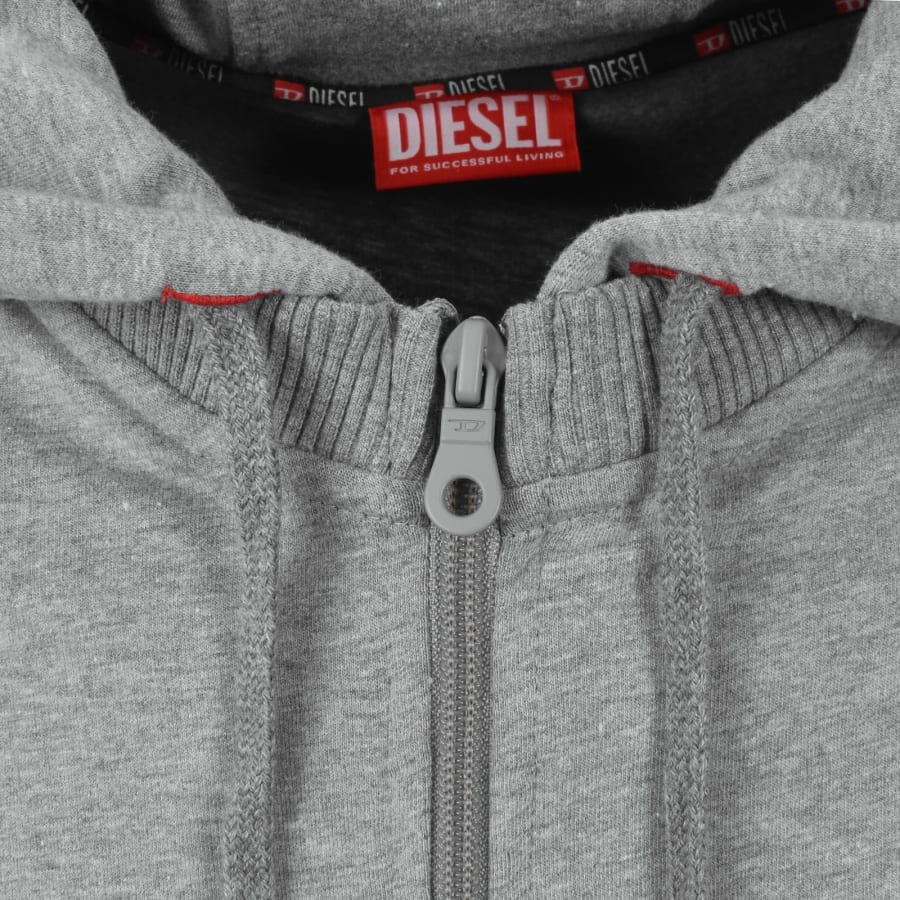 Image number 3 for Diesel Joy D Core Hoodie Grey