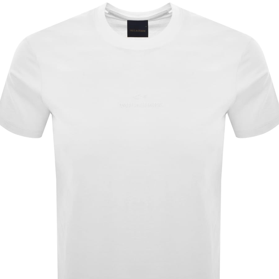 Image number 2 for Paul And Shark Logo T Shirt White