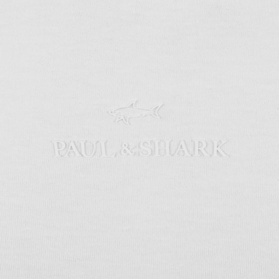 Image number 3 for Paul And Shark Logo T Shirt White