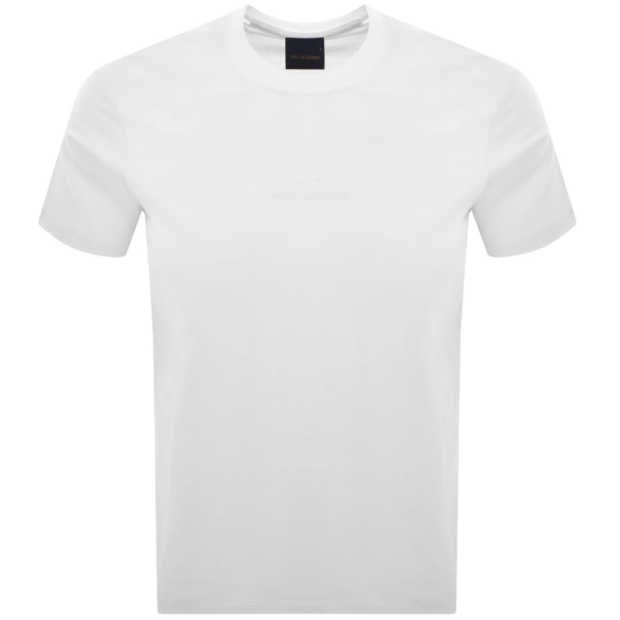 Image number 1 for Paul And Shark Logo T Shirt White