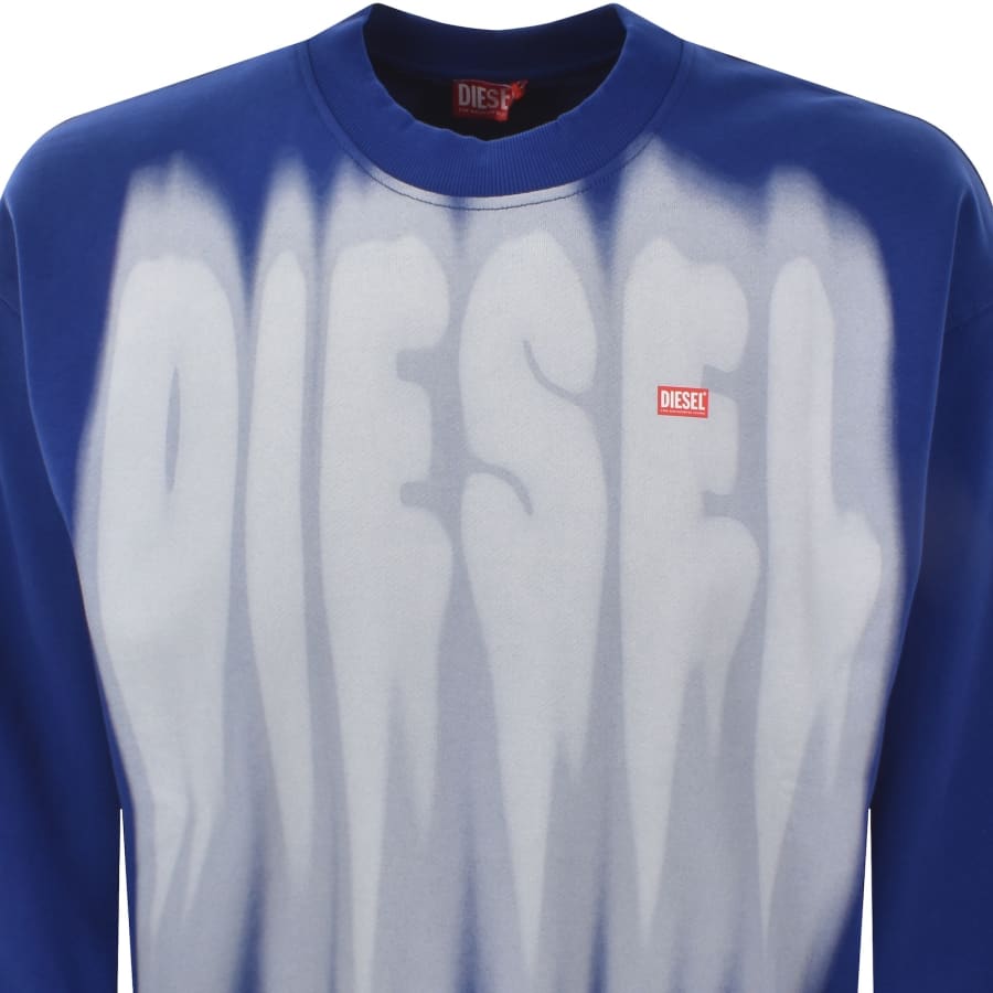 Image number 2 for Diesel S-Boxt AA1 Sweatshirt Blue