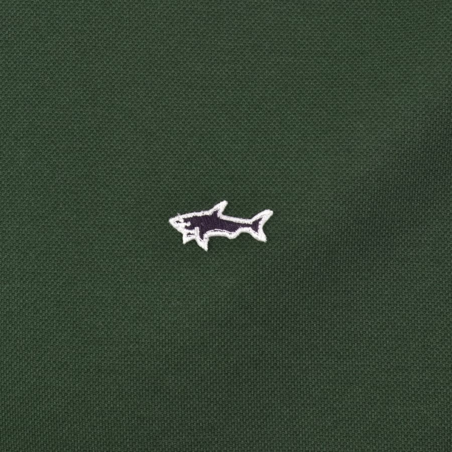 Image number 3 for Paul And Shark Logo Polo T Shirt Green