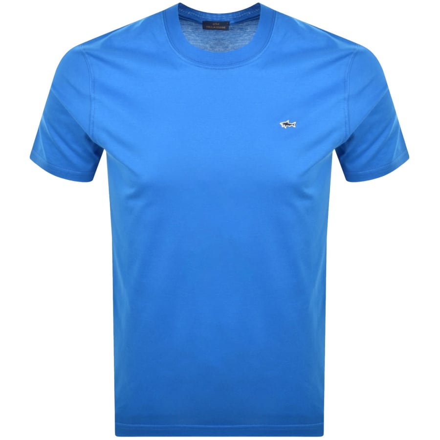 Image number 1 for Paul And Shark Logo T Shirt Blue