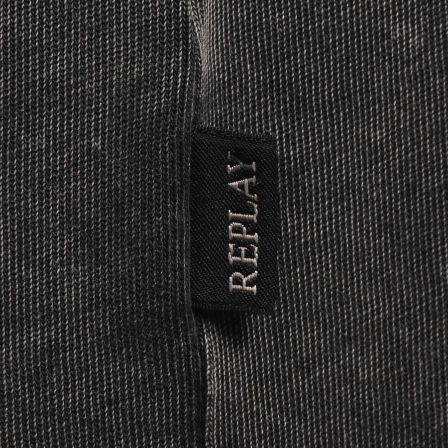 Image number 4 for Replay Graphic T Shirt Grey