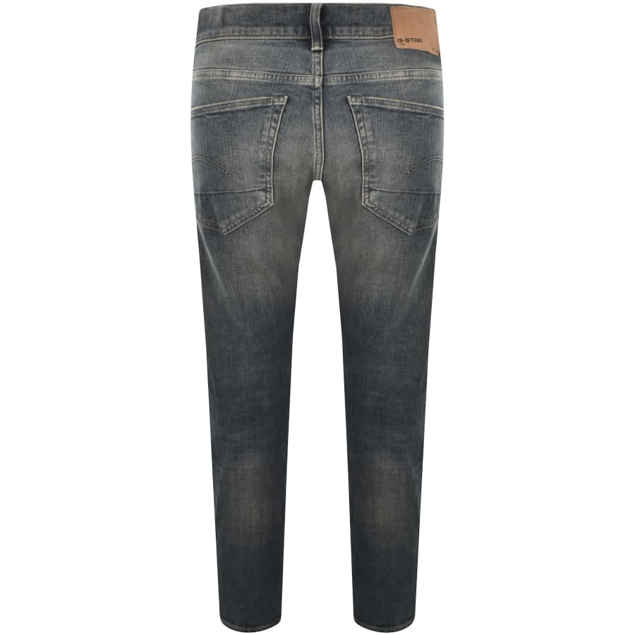 Image number 3 for G-Star 3301 Slim Fit Jeans Light Wash Blue