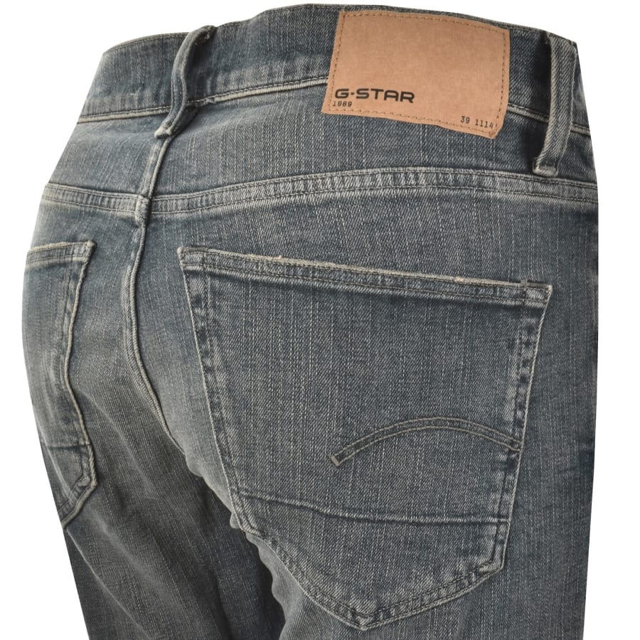 Image number 4 for G-Star 3301 Slim Fit Jeans Light Wash Blue