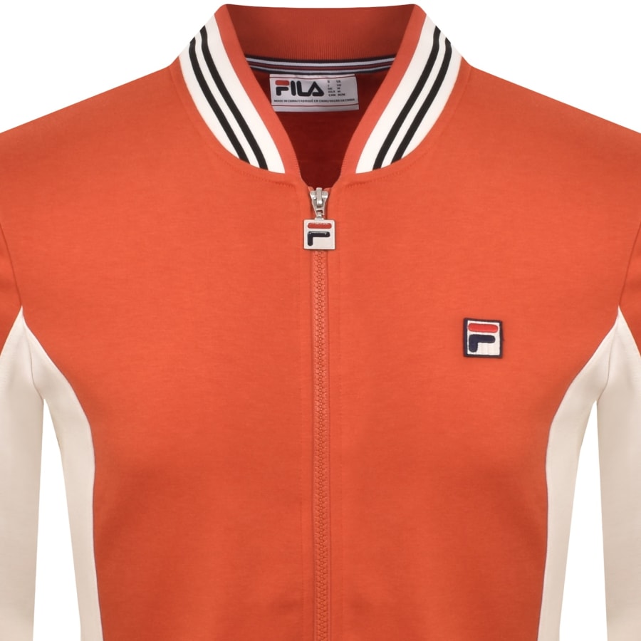 Image number 2 for Fila Settanta Zip Track Top Orange