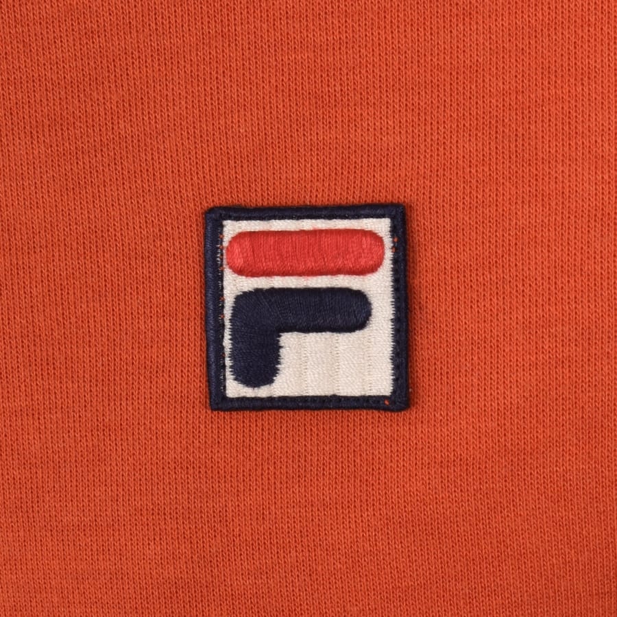 Image number 3 for Fila Settanta Zip Track Top Orange