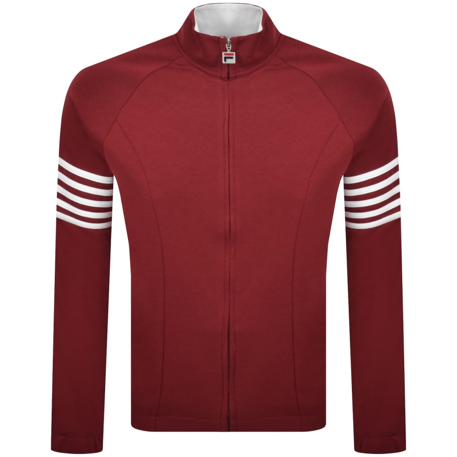 Image number 2 for Fila Patrice Zip Track Top Red